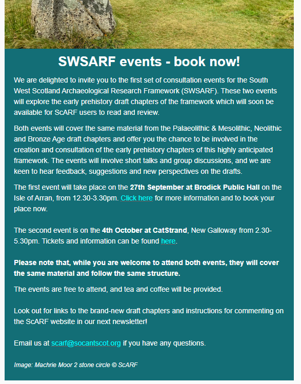 SWSARF meeting Catstrand